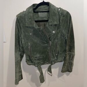 BLANKNYC Suede Moto Jacket
